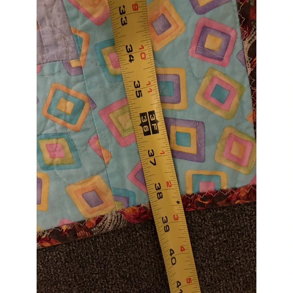Handmade Patchwork Quilt Throw 48